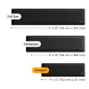 Poggiapolsi GLORIOUS Compact Fabric nero per tastiere 65–75% GLO-KB-ACC-WR-CLTH-65-75-BLK