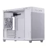Case PC ASUS Prime AP201 MicroATX Mini Tower bianco — supporta microATX, GPU fino a 338 mm, 3×3,5 inch + 1×2,5 inch unità, USB-A 3.2 Gen1×2, USB-C 3.2 Gen2×1