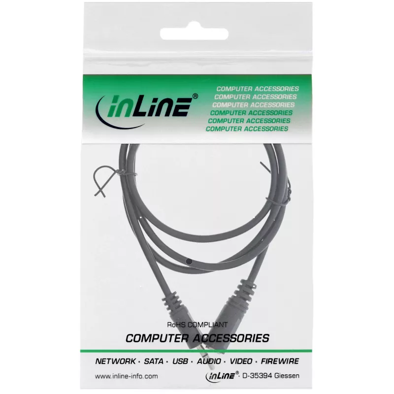 Cavo audio InLine 3,5mm stereo maschio / femmina 1,5m