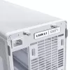Case PC Lian Li A3-mATX Micro Tower bianco con accenti in legno — supporto Micro-ATX/Mini-ITX, alimentatori ATX/SFX/SFX‑L
