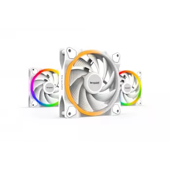 be quiet Light Wings White | 120mm PWM-High-Speed confezione da 3 ventole per case 12 cm