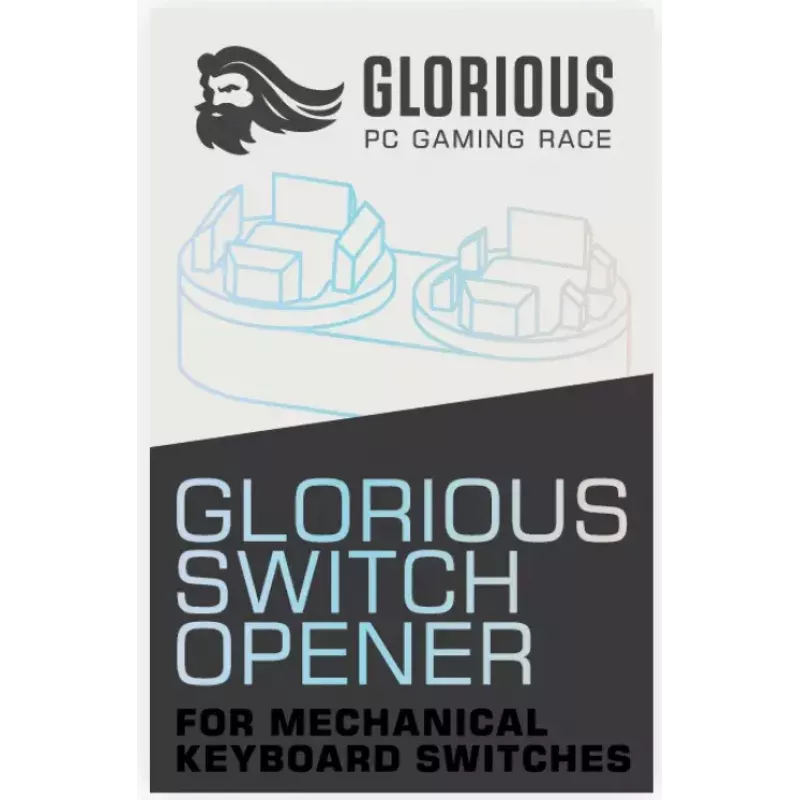 Apri switch per tastiera Glorious PC Gaming Race GLO-ACC-SO ABS giallo