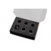 Anello di compressione EK Water Blocks alluminio nero 6 pezzi