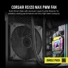Ventola Corsair RS120 MAX 12 cm nera 2000 U/min 4,2 mmH2O