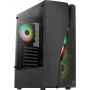 Case PC Aerocool WAVEBKV3 ATX in vetro temperato con 4 ventole RGB nero