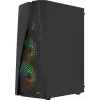 Case PC Aerocool WAVEBKV3 ATX in vetro temperato con 4 ventole RGB nero