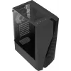 Case PC Aerocool WAVEBKV3 ATX in vetro temperato con 4 ventole RGB nero