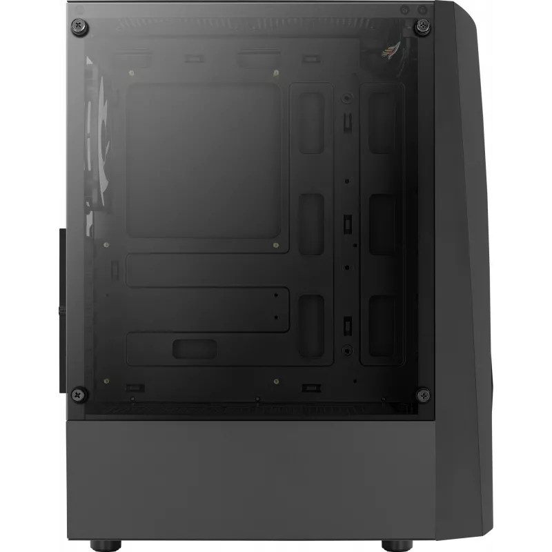 Case PC Aerocool WAVEBKV3 ATX in vetro temperato con 4 ventole RGB nero