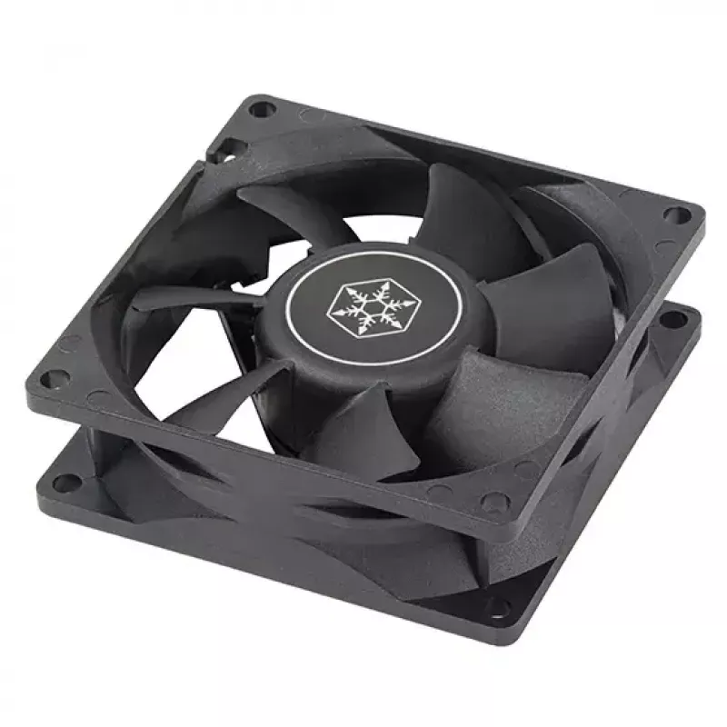 Ventola Silverstone FN80 8 cm nero 27.81 cfm 1.86 mmH2O