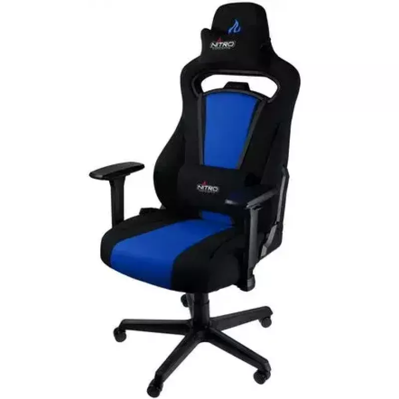 Sedia imbottita Nitro Concepts E250 nero blu regolabile in altezza