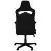 Sedia imbottita Nitro Concepts E250 nero blu regolabile in altezza