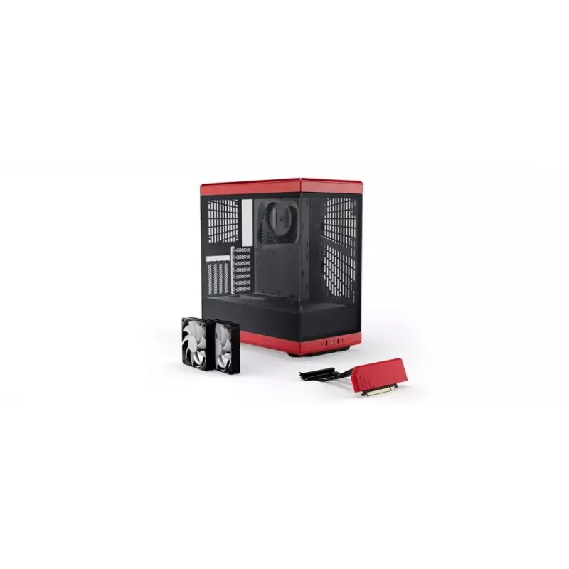 Case per PC HYTE Y40 Midi Tower nero, rosso