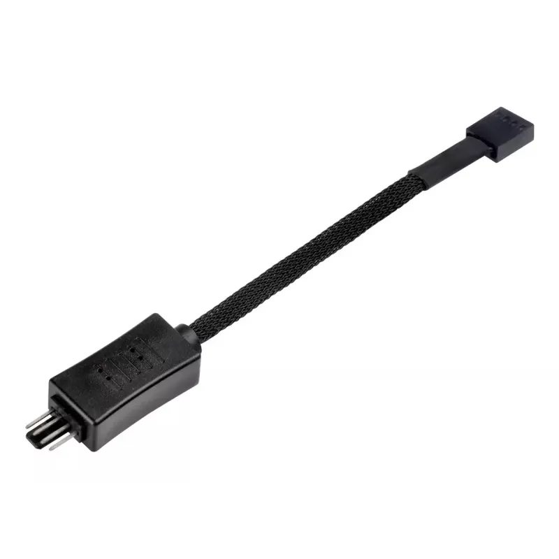 SilverStone SST-CPF05 cavo di riduzione velocità ventola PWM, 10 cm, confezione da 2, nero