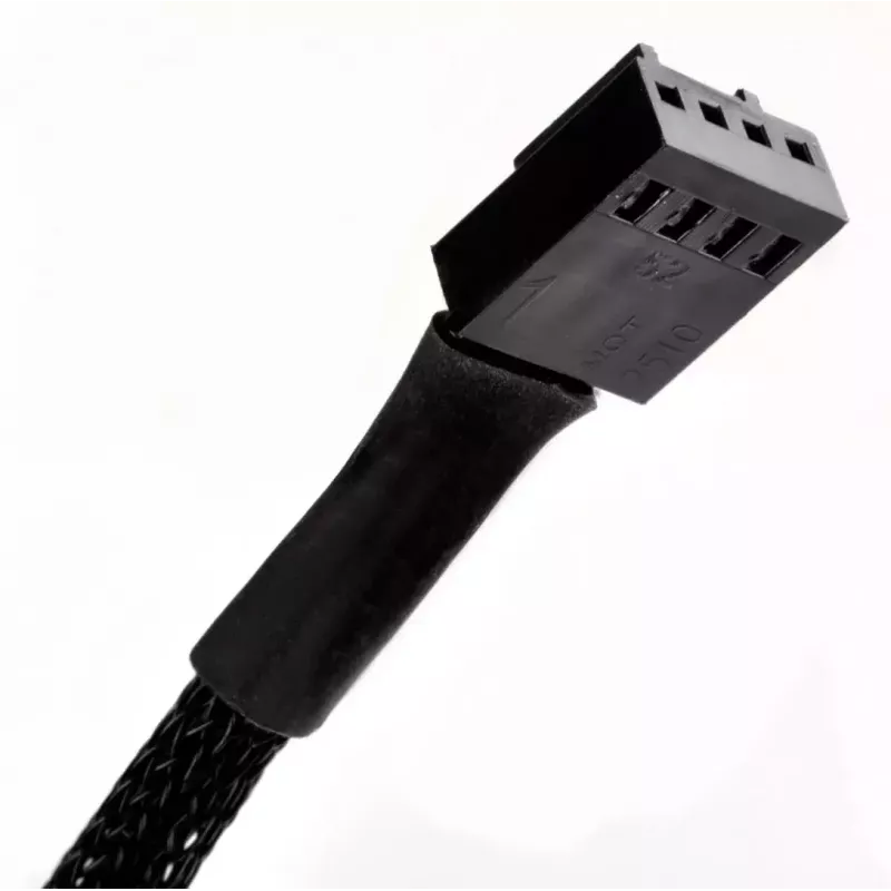 SilverStone SST-CPF05 cavo di riduzione velocità ventola PWM, 10 cm, confezione da 2, nero