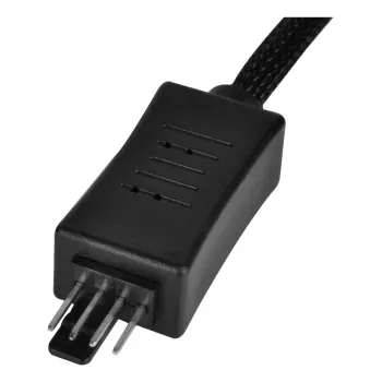 SilverStone SST-CPF05 cavo riduttore velocità ventola PWM, 10 cm, confezione da 2, nero