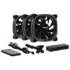 Aerocool ASTRO12PRO kit 3 ventole PC 12 cm LED RGB antivibrazione telecomando