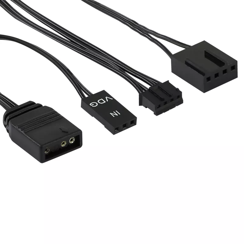Aerocool ASTRO12PRO kit 3 ventole PC 12 cm LED RGB antivibrazione telecomando