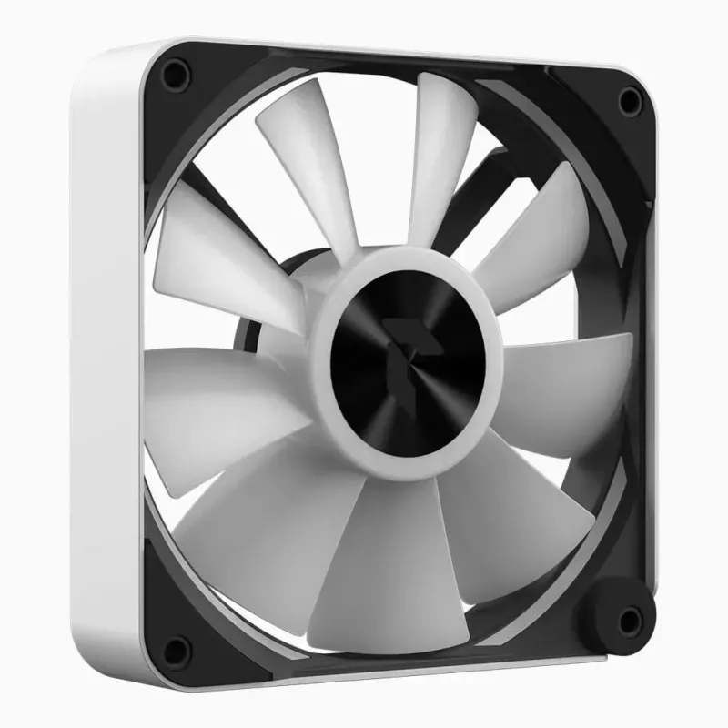 APNX FP2-120 PWM ARGB ventola per case, 120 mm, 500–1800 giri/min, 83,85 CFM, 34,8 dB, bianca