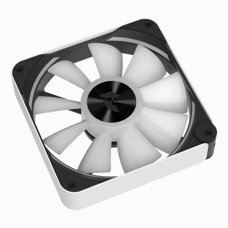 APNX FP2-120 PWM ARGB ventola per case, 120 mm, 500–1800 giri/min, 83,85 CFM, 34,8 dB, bianca