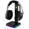 Supporto per cuffie CORSAIR - ST100 RGB Premium - con supporto 7.1 Surround - illuminazione RGB personalizzabile