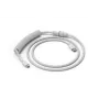 Cavo Glorious Gaming USB 2.0 lunghezza totale 4,5 piedi spirale 6 pollici adattatore USB-C a USB-A connettore aviatore 5-Pin doppia treccia bianco 1,37 m