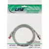 Cavo patch InLine S/FTP PiMF Cat.6 250MHz PVC rame grigio 3m