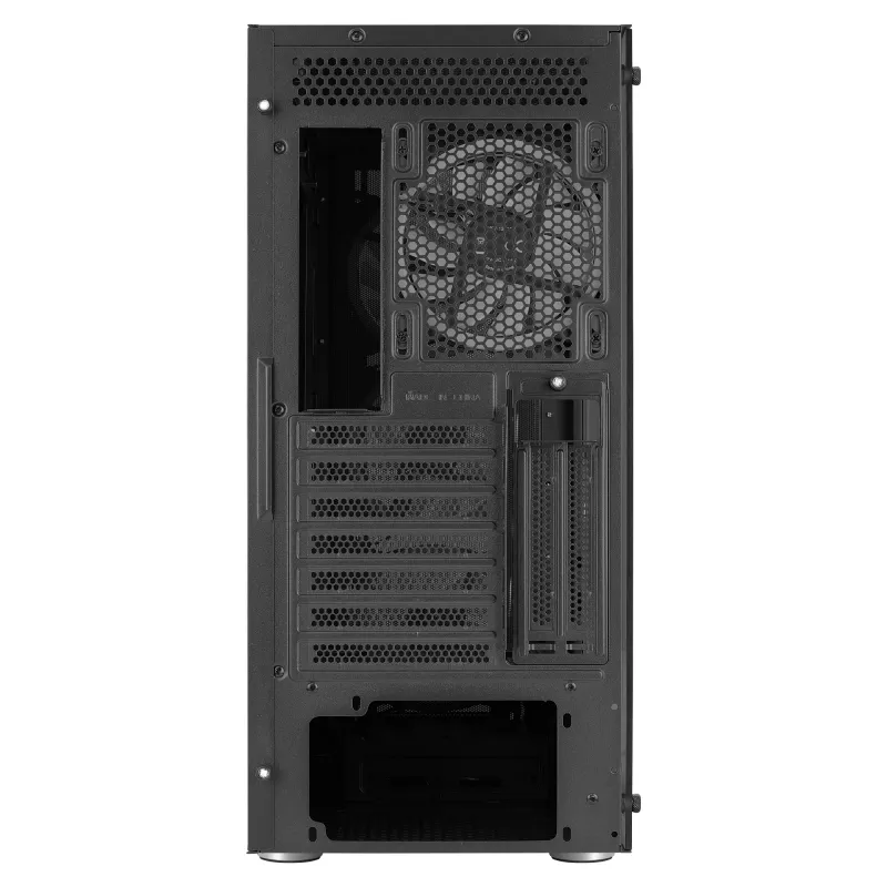Case PC Aerocool PRISMBKV3 ATX nero 4 ventole ARGB frontale laterale in vetro temperato