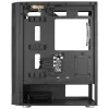 Case PC Aerocool PRISMBKV3 ATX nero 4 ventole ARGB frontale laterale in vetro temperato