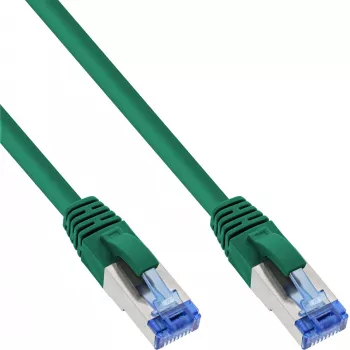 Cavo patch InLine S/FTP PiMF Cat.6A halogen-free 500MHz verde 2m