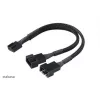 Bundle splitter ventole Akasa AK-CBFA04-KT04 — confezione da 4 cavi splitter PWM per ventole