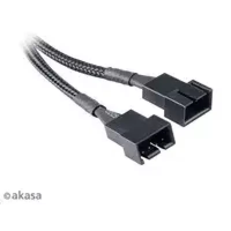 Bundle splitter ventole Akasa AK-CBFA04-KT04 — confezione da 4 cavi splitter PWM per ventole
