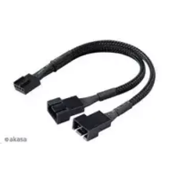 Bundle splitter ventole Akasa AK-CBFA04-KT04 — confezione da 4 cavi splitter PWM per ventole