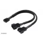 Bundle splitter ventole Akasa AK-CBFA04-KT04 — confezione da 4 cavi splitter PWM per ventole
