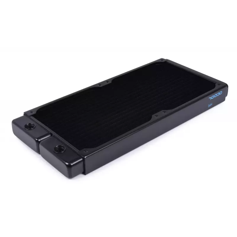 Alphacool 14378 NexXxoS HPE-30 radiatore interamente in rame, 280 mm, nero