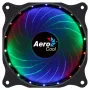 Ventola per case AEROCOOL COSMO12FRGB 120 mm, 1000 giri/min, 15 LED RGB, connettore Molex, 3,72 W, nero