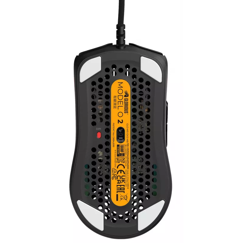 Glorious Gaming Glorious Model O Wired 2 - nero opaco, per destrorsi, ottico, USB Type-A, 26000 DPI, 1 ms, nero