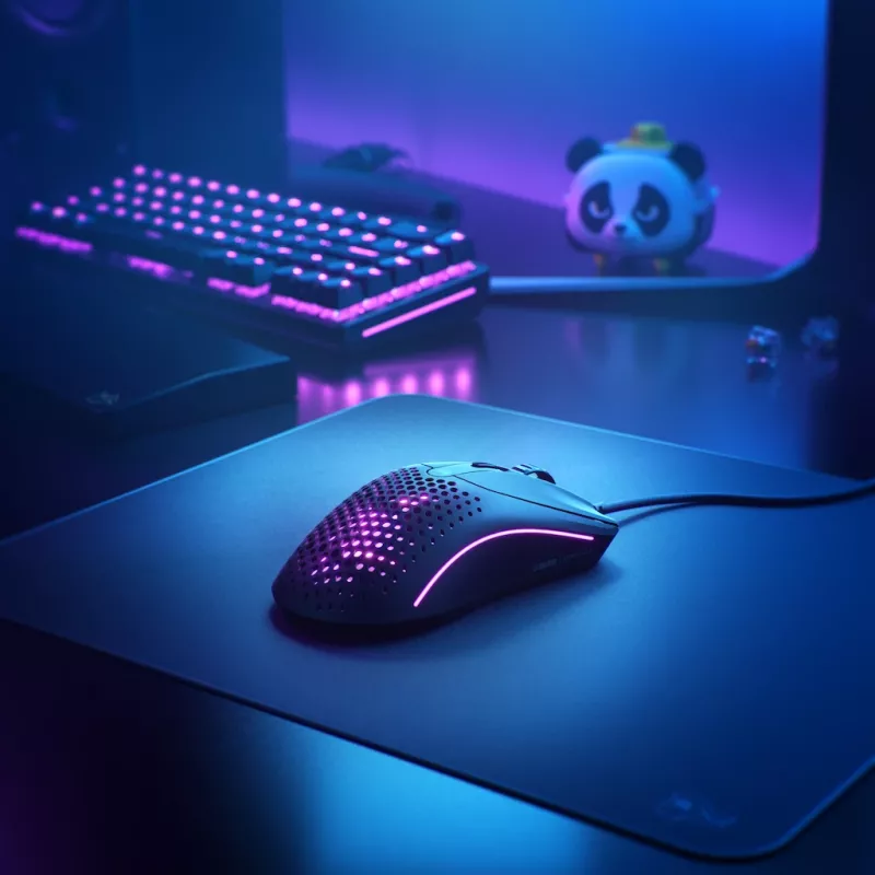 Glorious Gaming Glorious Model O Wired 2 - nero opaco, per destrorsi, ottico, USB Type-A, 26000 DPI, 1 ms, nero