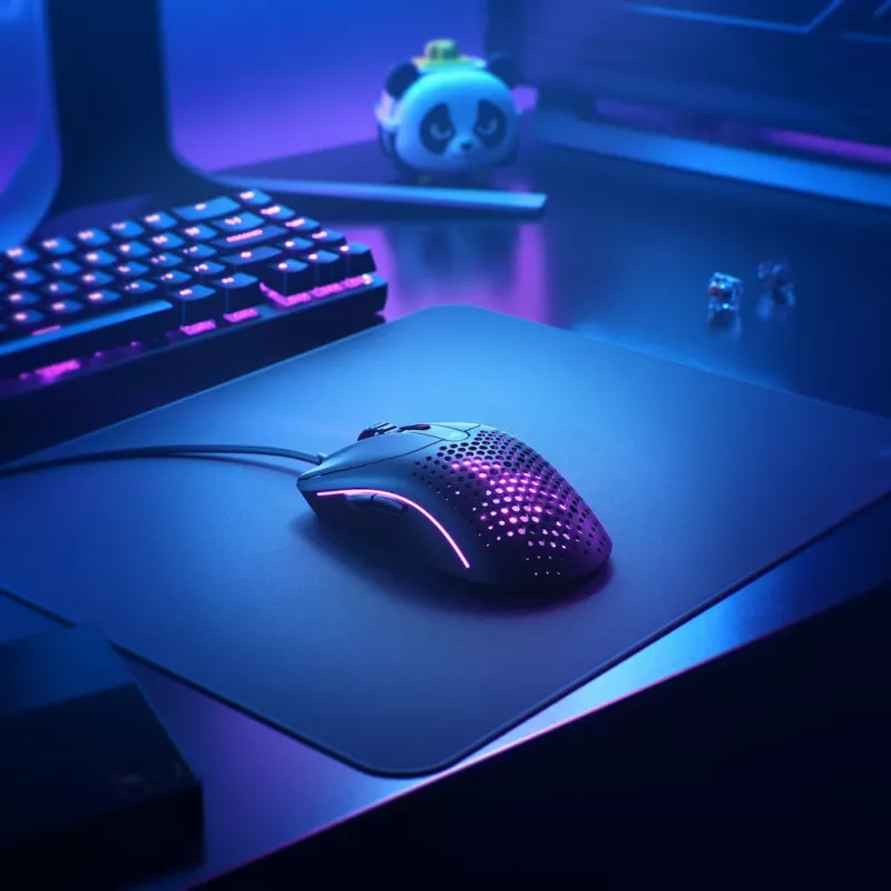 Glorious Gaming Glorious Model O Wired 2 - nero opaco, per destrorsi, ottico, USB Type-A, 26000 DPI, 1 ms, nero