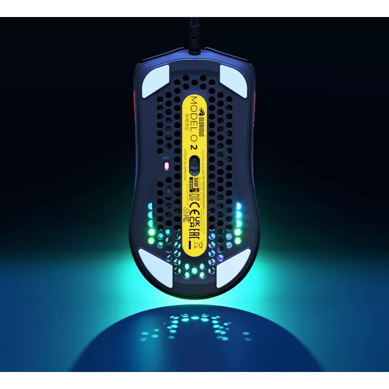 Glorious Gaming Glorious Model O Wired 2 - nero opaco, per destrorsi, ottico, USB Type-A, 26000 DPI, 1 ms, nero