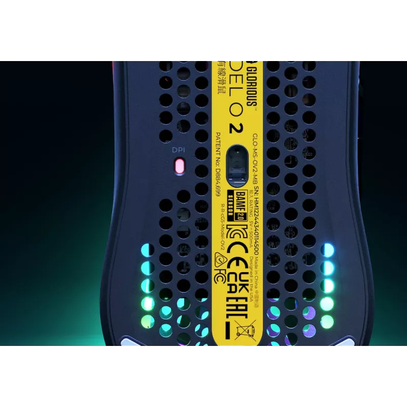 Glorious Gaming Glorious Model O Wired 2 - nero opaco, per destrorsi, ottico, USB Type-A, 26000 DPI, 1 ms, nero