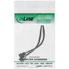 InLine cavo di alimentazione Y per ventole PWM, 4 poli, 1M/2F, 0,15 m