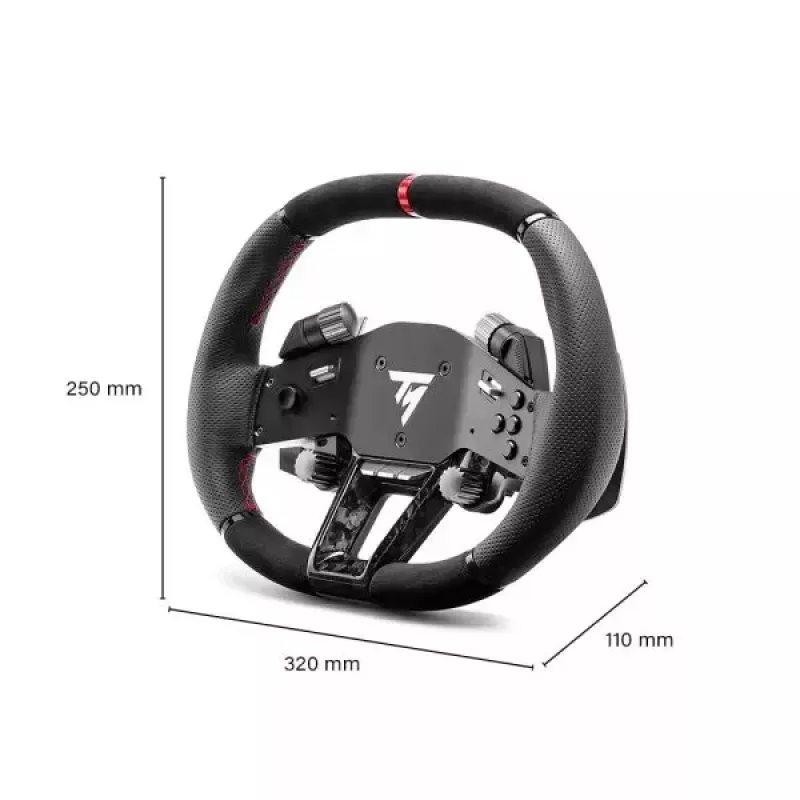 Thrustmaster Hypercar Wheel Add-On nero, argento volante PC, PlayStation 4, PlayStation 5, Xbox, Xbox One