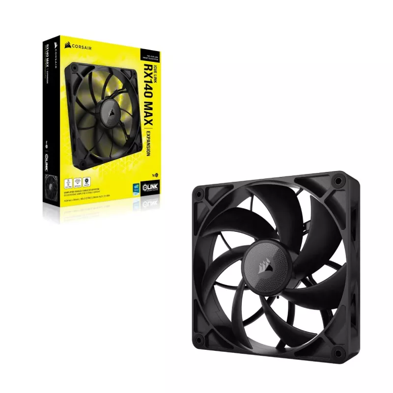 CORSAIR iCUE Link RX140 MAX ventola PWM 140 mm, spessa, espansione