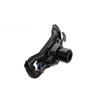 Volante Moza Racing Essenza SCV12, volante da corsa, nero, alluminio, fibra di carbonio, 164 cm, 164 cm, 310 mm