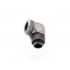 Bitspower Multi-Link adattatore 90°, G1/4 maschio per tubo rigido da 12 mm OD, girevole, grigio (BP-BSE90RML)