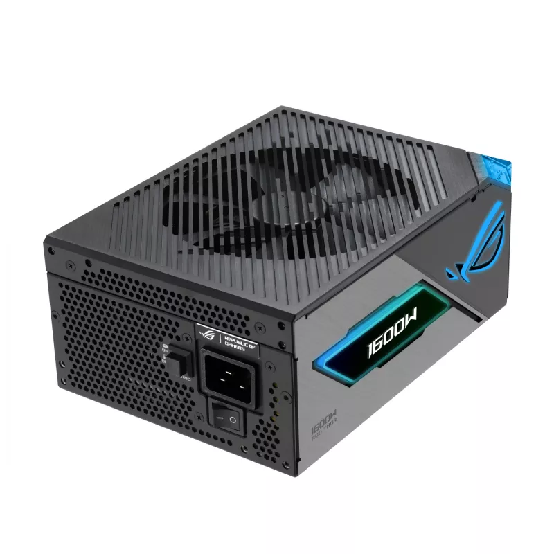 Alimentatore ASUS ROG THOR-1600T3-GAMING 1600 W, 80 PLUS Titanium, ATX 3.1, completamente modulare, display OLED
