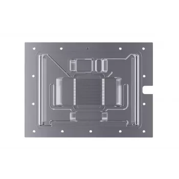 Water block + backplate Alphacool 13456 acrilico alluminio nero argento trasparente