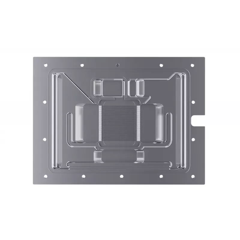 Water block + backplate Alphacool 13456 acrilico alluminio nero argento trasparente