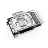 Water block + backplate Alphacool 13456 acrilico alluminio nero argento trasparente