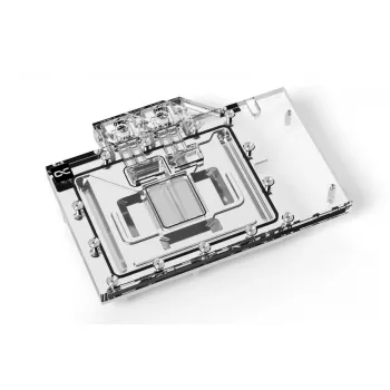 Water block + backplate Alphacool 13456 acrilico alluminio nero argento trasparente